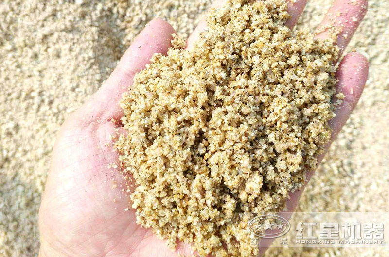 清洗后的成品砂